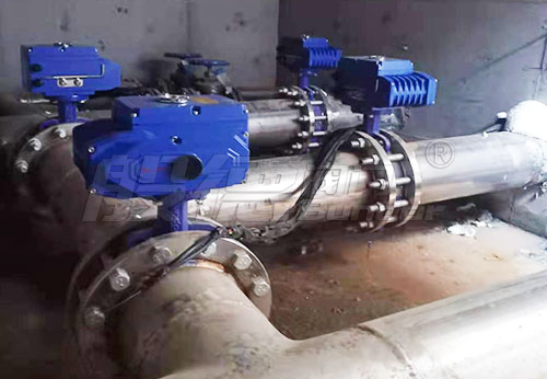 洛陽某公司采購般德D971X-16Q電動(dòng)蝶閥