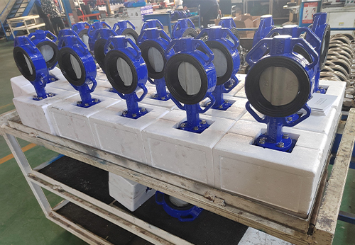 山東某公司采購般德手動、氣動、電動對夾蝶閥產品